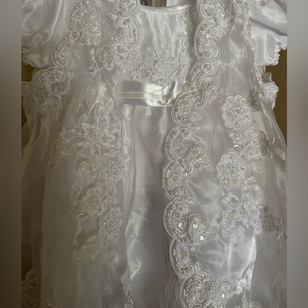 Simran fashion girls christening gown/jacket - Picture 2 of 16